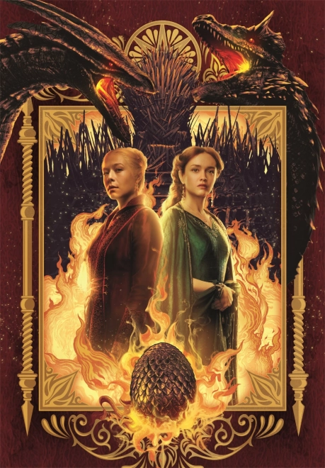 Puzzle Clementoni Game of Thrones: Casa del Drago 1000 Pezzi