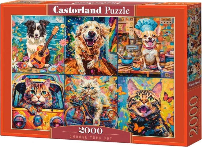 Puzzle Castorland scegli il tuo animale domestico 2000 pezzi