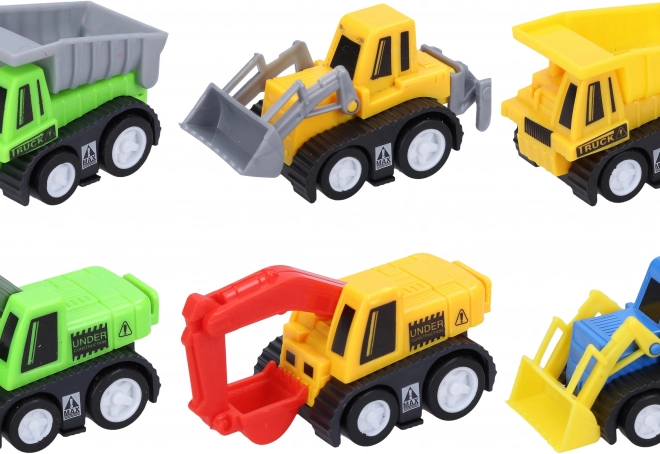 Set di veicoli da costruzione in plastica
