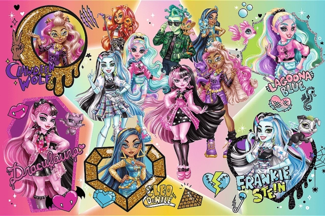 Puzzle Monster High: Zombie in Cima 300 Pezzi