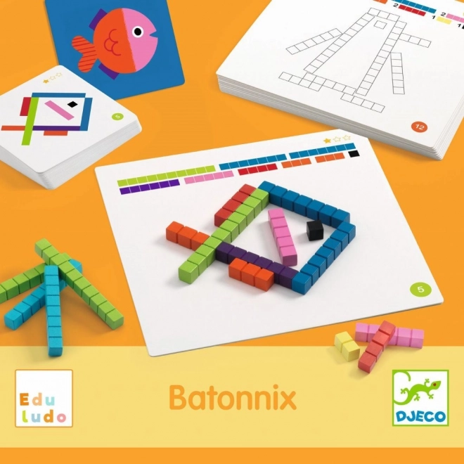 Djeco Batonnix gioco creativo con bastoncini