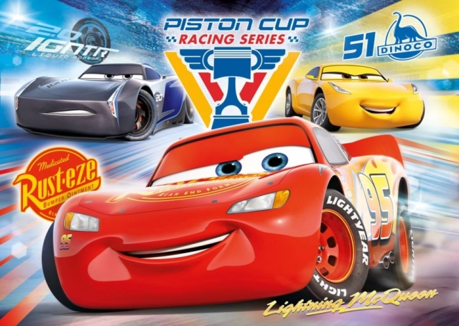 Puzzle Cars 3: Piston Cup 104 Pezzi