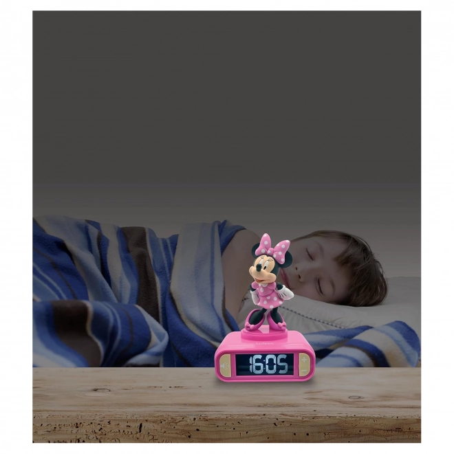 Sveglia con luce notturna 3D Minnie Mouse