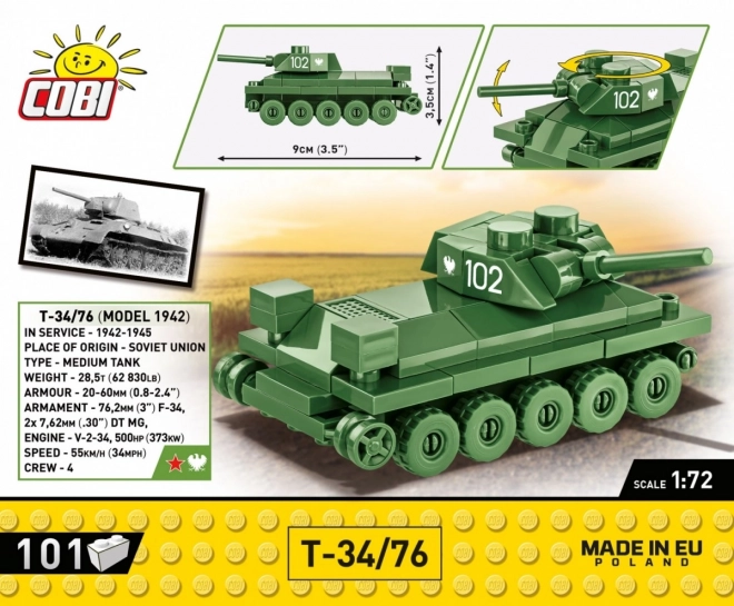 Carro armato COBI T-34/76