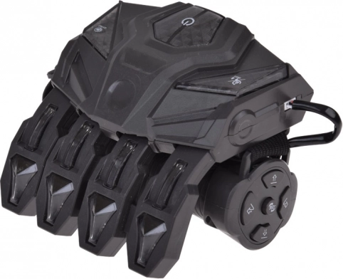 Drone volante divertente con diodi colorati