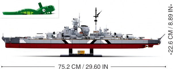 Dimensioni imponenti e scala 1:350