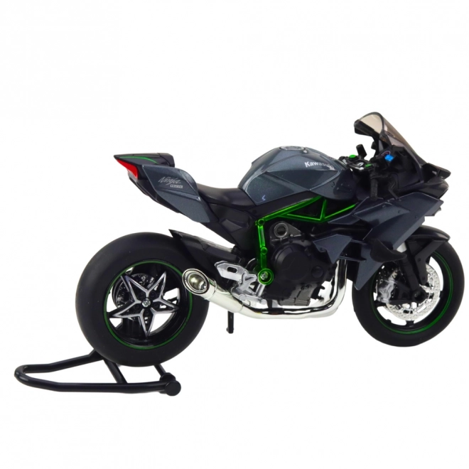 Motocicletta Sportiva in Metallo con Effetti di Luce e Suono