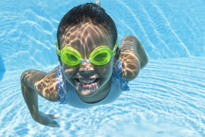 Occhialini da nuoto per bambini Hydro-Swim Bestway verdi