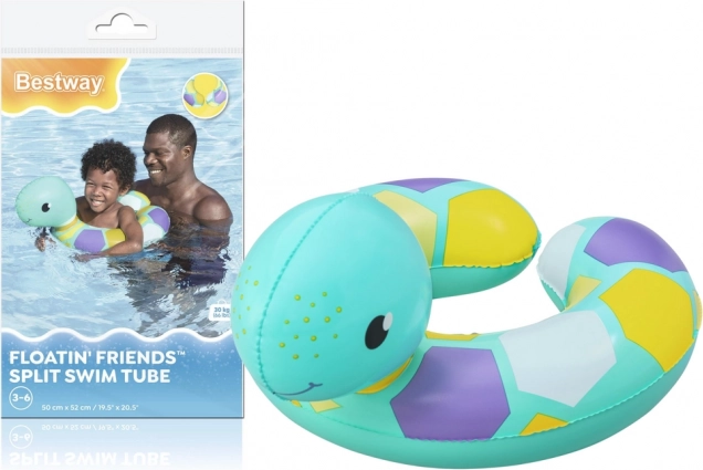 Ciambella galleggiante per bambini tartaruga 50 x 52 cm Bestway