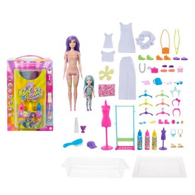 Barbie Color Reveal Set Regalo Tinta Neon