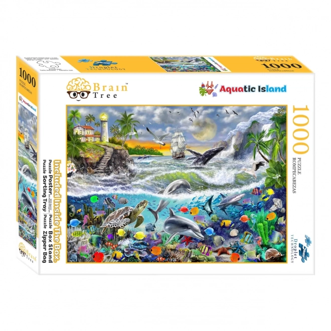 Puzzle Brain Tree Baia dell'Isola 1000 Pezzi