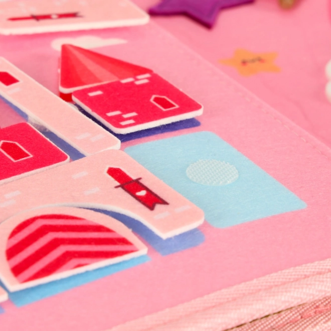 Zaino sensoriale Montessori rosa