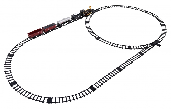 Treno giocattolo con funzione fumo per bambini 5+