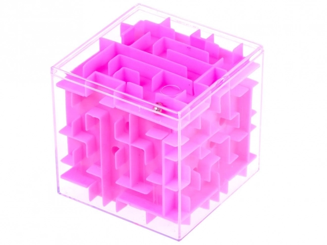 Cubo labirinto gioco di abilità colorato