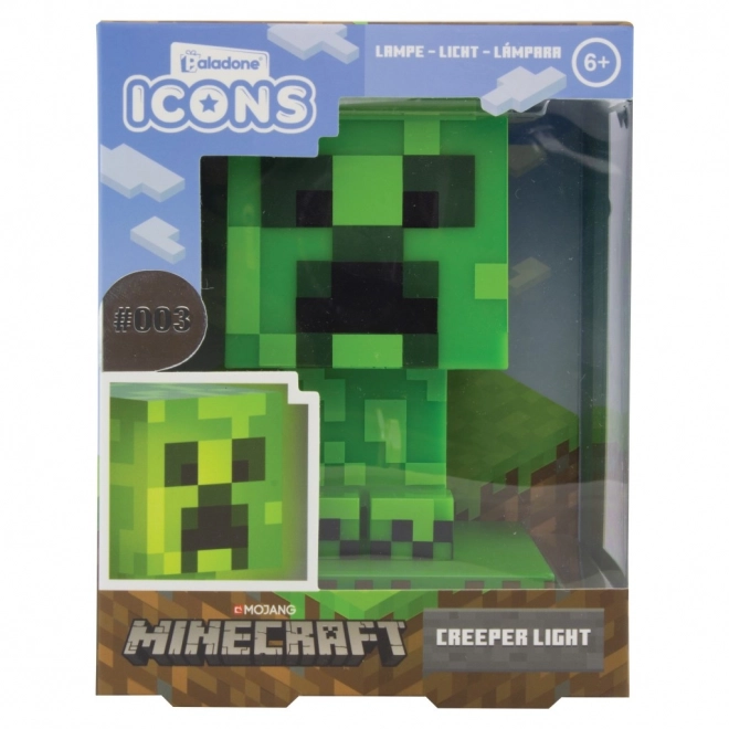 Luce Icona Minecraft - Creeper