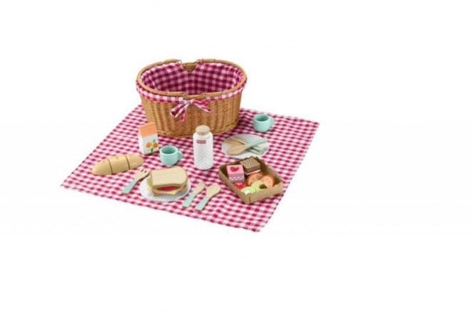 Cestino da picnic con leccornie di legno Fisher-Price