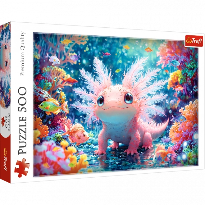 Puzzle 500 pezzi – axolotl Trefl