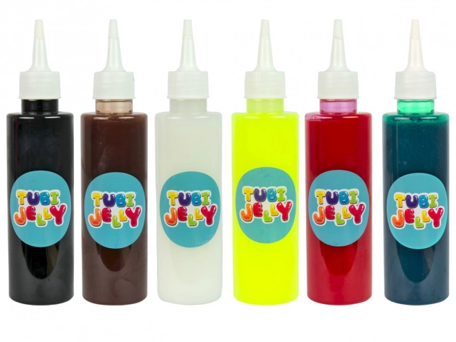 Set di Tubi Jelly 6 colori con piccolo acquario - Dinosauri