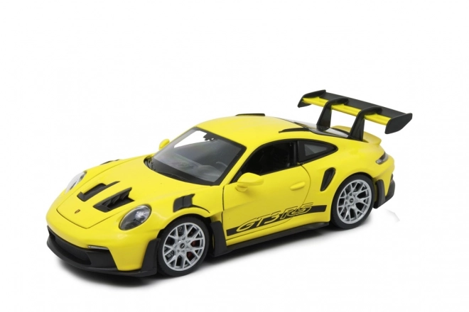 Riproduzione Porsche 911 GT3 RS 992 in scala 1:24 rosso