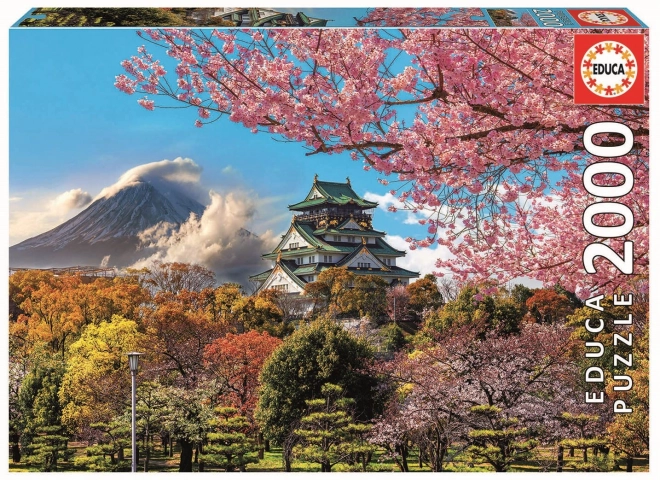 Puzzle Castello di Osaka Giappone 2000 Pezzi