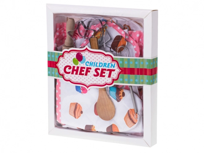 Set da cucina per bambini con grembiule e accessori