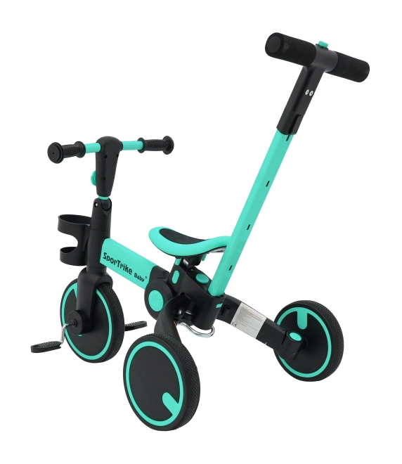 Bicicletta Happy Bike 3in1 Sportrike Rosa – turchese