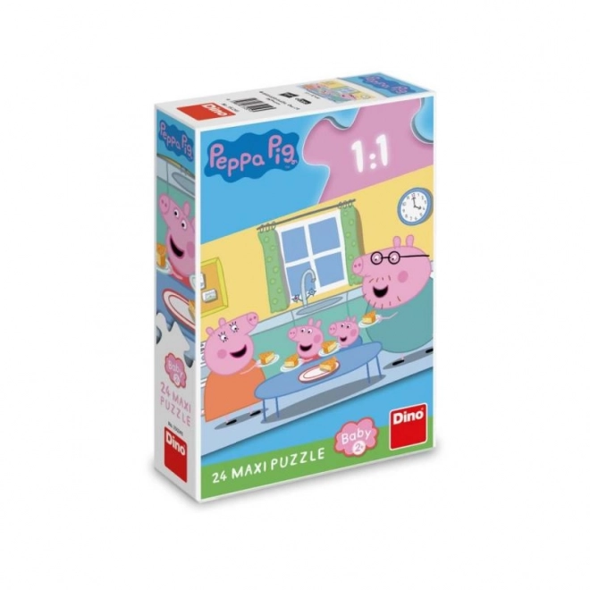 Puzzle Maxi Peppa Pig Pranzo DINO