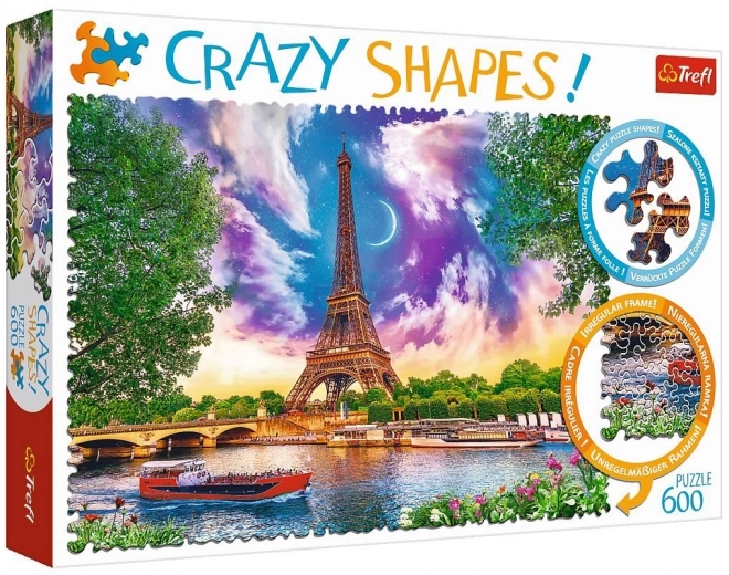 Puzzle Crazy Shapes 600 pezzi Cielo su Parigi