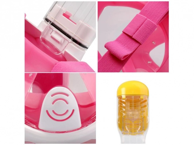Maschera completa con boccaglio per immersioni e snorkeling S/M SP0762 RO