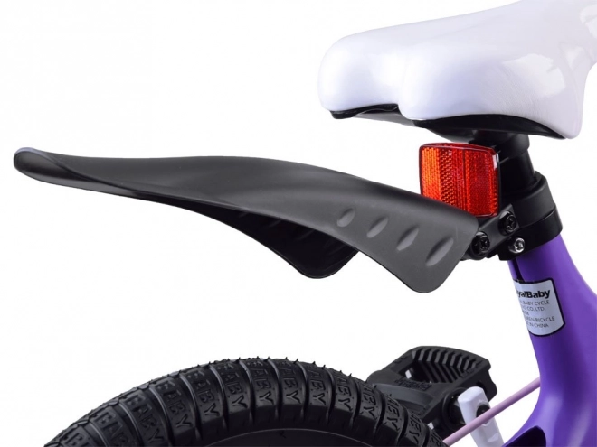 Bicicletta per Bambini RoyalBaby Space Shuttle 14" con Ruote Laterali – viola