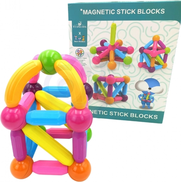 Woopie set di costruzioni magnetiche educative grandi 28 pezzi