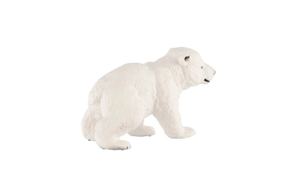 Cucciolo di Orso Polare di Plastica 6cm in Sacchetto