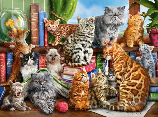 Puzzle Casa dei Gatti 2000 pezzi