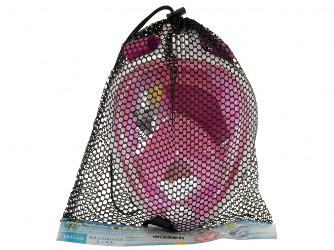 Maschera Pieghevole da Snorkeling Rosa Taglia S/M