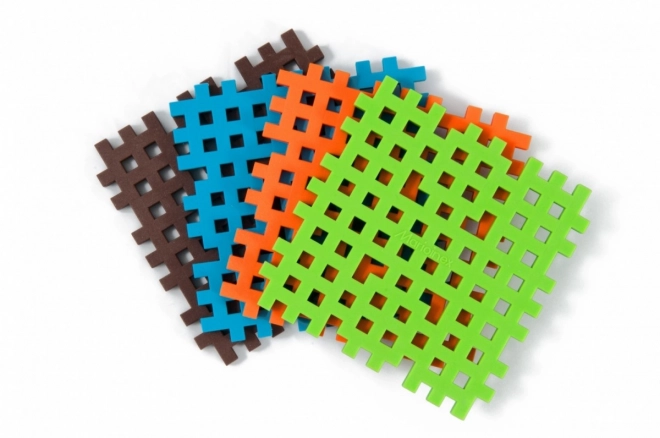 Blocchi Da Costruzione Mini Wafle - Base Mini 4 Pezzi