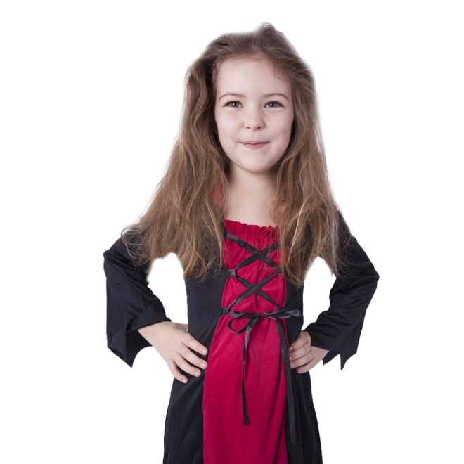 Design nero‑rosso con allacciatura