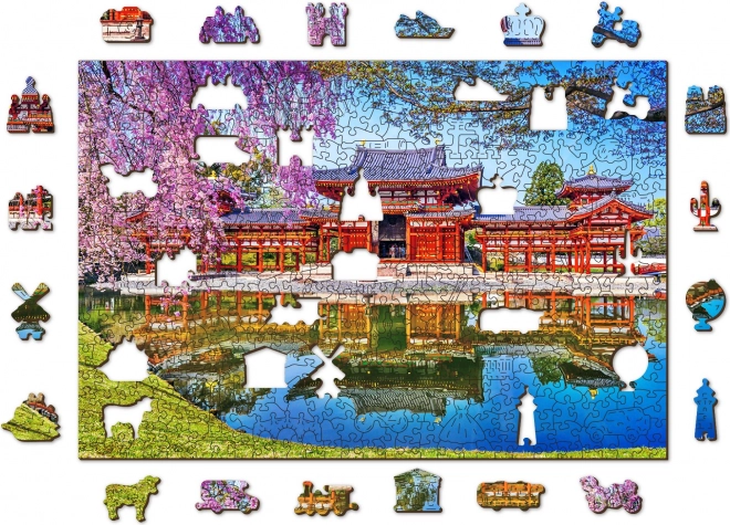 Puzzle in legno Tempio Byodo-in Giappone