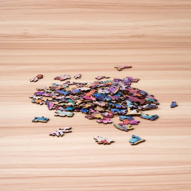 Puzzle in legno Mandala floreale