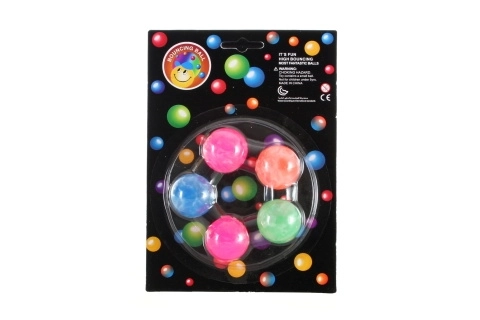 Set di 5 palline rimbalzanti