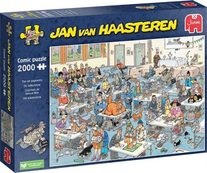 Puzzle JUMBO JvH Sfilata di Gatti 2000 pezzi
