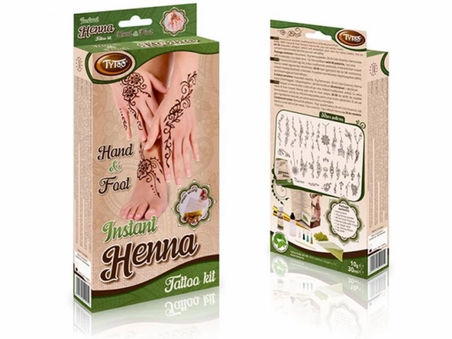 Set creativo per mani e piedi Henna