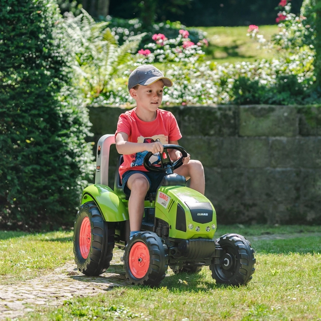 Trattore a pedali FALK Claas Arion 430 con rimorchio