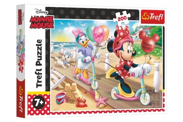 Puzzle Minnie Mouse: Sulla Spiaggia 200 Pezzi