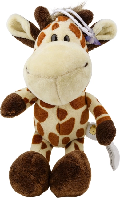 Giraffa di peluche con ventosa 23 × 12 cm