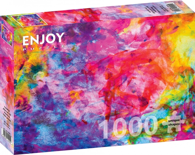 Puzzle Enjoy astratto ad olio a colori 1000 pezzi