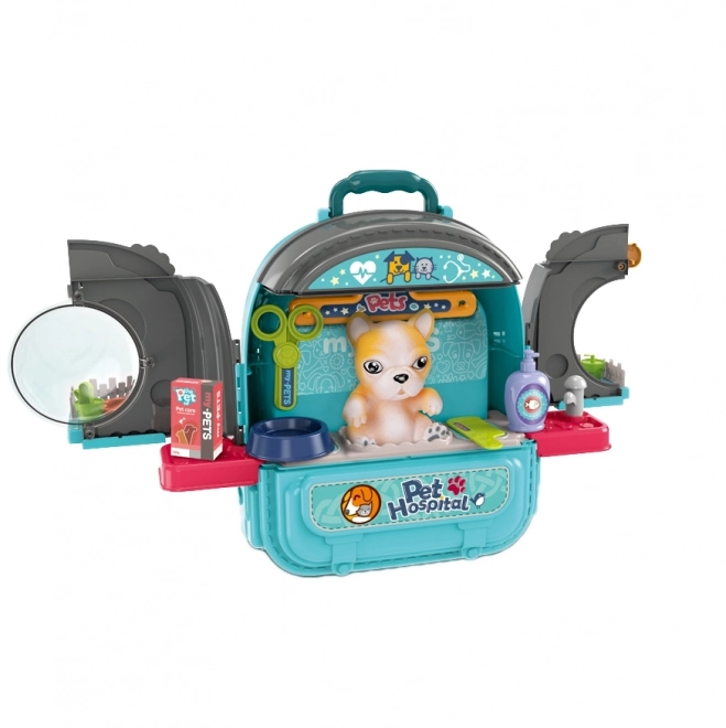 Woopie zaino veterinario con casetta e cagnolino 3 in 1
