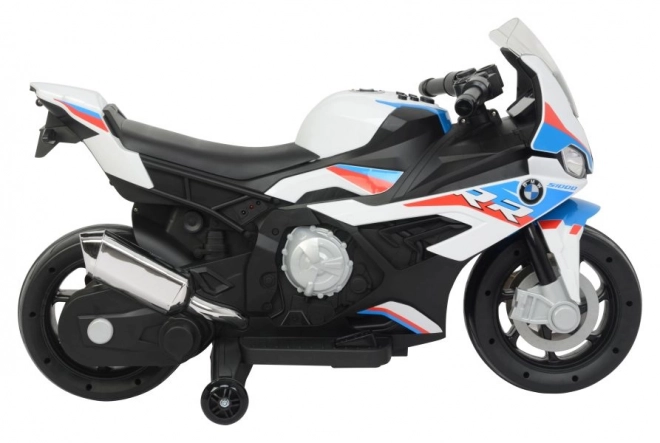 Moto elettrico BMW S1000RR bianco