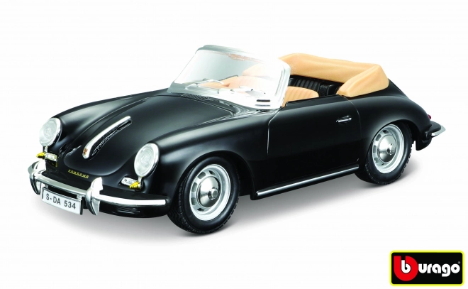 Modello Porsche 356 B Cabriolet nero