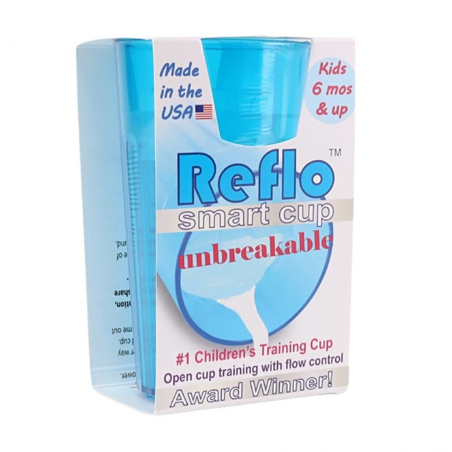 Tazza da allenamento infrangibile per bambini Reflo blu