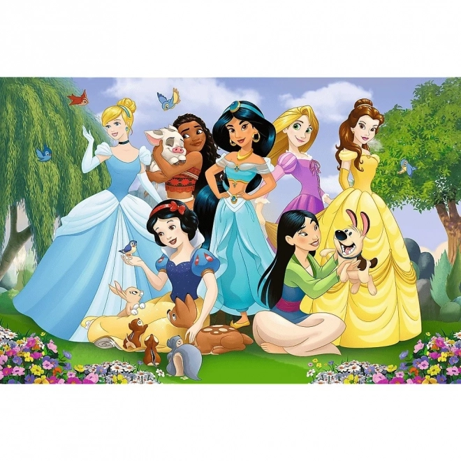 Puzzle Super Shape XL Disney Principesse: Nel Giardino, 104 Pezzi